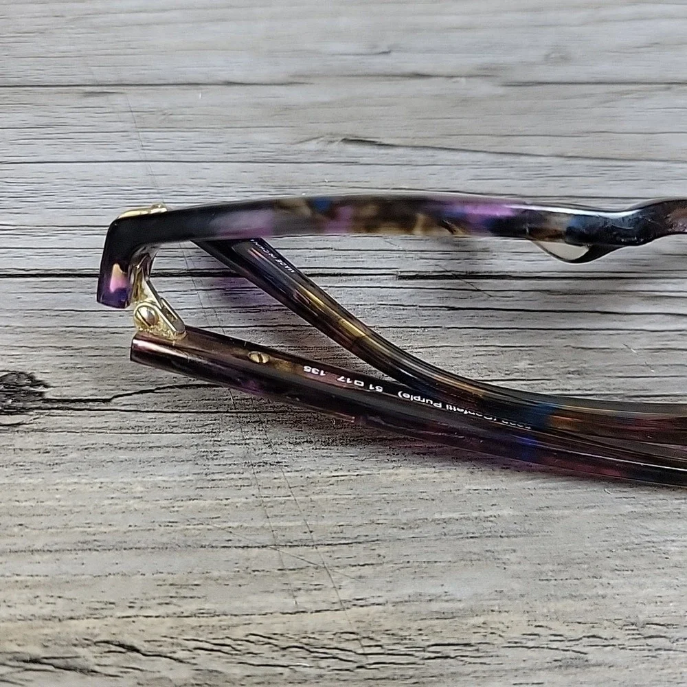 Coach Eyeglasses HC6065 5288 51-17-135 Confetti PURPLE FRAMES‎ ONLY